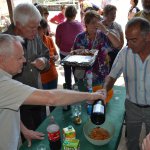 L'apéritif offert par Harm et Jay